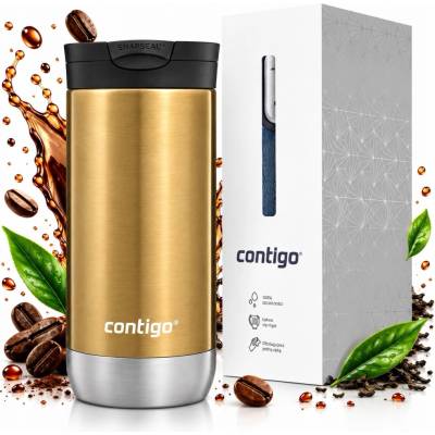 Contigo Termohrnek Huron 2.0 470 ml Zlatý