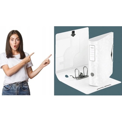 Leitz 180° Active Wow Pákový pořadač A4 8,2 cm PP bílý