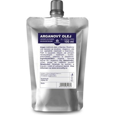 Renovality Arganový olej 100 ml - náhradní balení