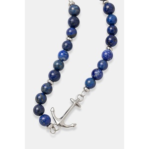 HUGO гривна мъжка от неръждаема стомана с лапис лазули e-beads5-bra (50566275)