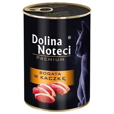 Dolina Noteci Premium за котки, богат на патица, 400 г