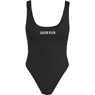 Calvin Klein Scoop Back One Piece Swimsuit - Pvh Black