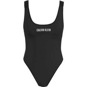 Calvin Klein Scoop Back One Piece Swimsuit - Pvh Black