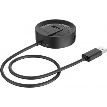 A4Tech USB хъб A4tech HUB-20, 4 портов, USB 2.0, 480 Mbit/s, Черен (A4-HUB-20-USB2)