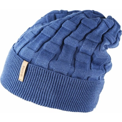 Kama dětská pletená Merino čepice B100 denim