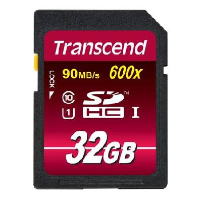 772990 - Transcend 32GB SDHC (Class 10) UHS-I 600x (Ultimate) MLC paměťová karta - TS32GSDHC10U1