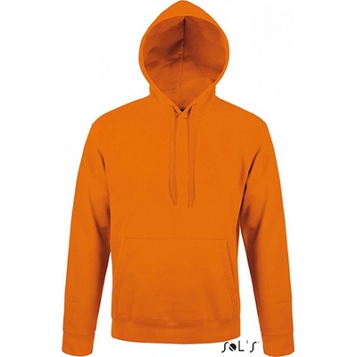 Sol's Přiléhavá unisex klokanka Snake s podšívkou z česaného fleecu oranžová
