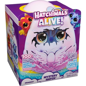 Spin Master Интерактивна играчка-изненада Hatchimals Alive - Mystery Hatch, Draggle, асортимент (6069282)