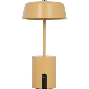 Leitmotiv Метална LED настолна лампа в цвят жълта охра (височина 22, 5 cm) Elemental LED - Leitmotiv (LM2379YE)