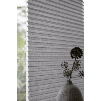 Grandekor Плисирана слънцезащитна полупрозрачна щора 130 х 70 см. , без необходимост от пробиване, перлено сиво BZ70A130 Grandekor® 19520