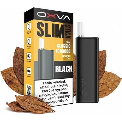 Oxva Slimstick 1500 mAh Classic Tobacco 20 mg Black