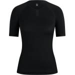 Rapha Дамско горнище Rapha Women's Merino Base Layer Short Sleeve Merino base layer - Black / Black (115-2688-0114)
