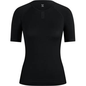 Rapha Дамско горнище Rapha Women's Merino Base Layer Short Sleeve Merino base layer - Black / Black (115-2688-0114)