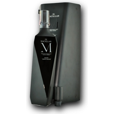 The Macallan M Black Lalique 2022 Annual Release 46% 0,7 l (kazeta)