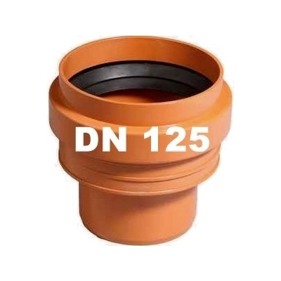 Osma KGUS kanalizační přechodka DN 125, kamenina/PVC 221830