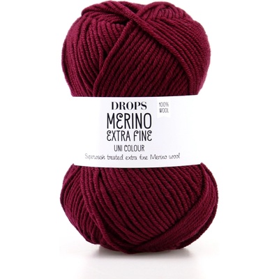 Drops Merino Extra Fine 35 tmavý vřes