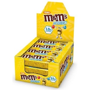 Mars M& Ms Protein Peanut Bar, 1x51 Grams/12 bars box/
