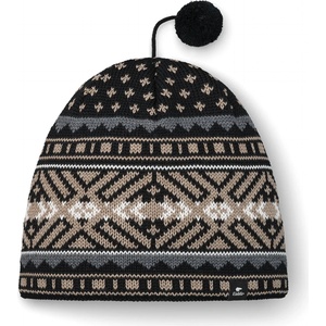 Eisbär Зимна шапка (beanie) Eisbär Hanz Beanie - Schwarz / Beigem / Anthrazit / White - размер One Size (904-5476-0511)