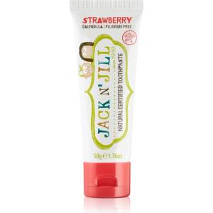 Jack N' Jill Natural натурална детска паста за зъби вкус Strawberry 50 гр