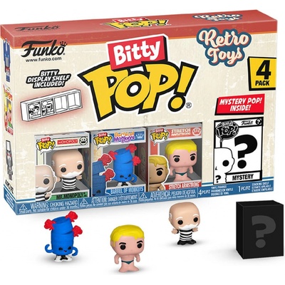 Funko Bitty Pop! 4 Pack Retro Toys Mr. Monopoly In Jail