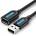 Vention USB-A 2.0/M - USB-A 2.0/F (удължител, PVC черен), 0, 5 м, кабел