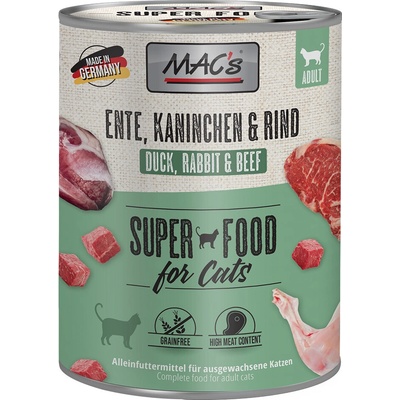 MAC´s Cat hydinové s brusnicami 24 x 800 g