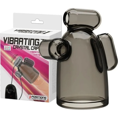 Пенис накрайник с два вибро куршума - Vibrating Crystal Cap I (D-219383)
