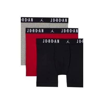 Мъжки Боксер Jordan Flight Cotton Core 3Pk Черен 3 Части 3 броя Размер XL
