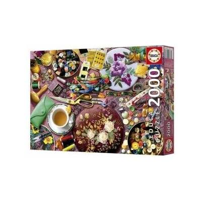 Educa Пъзел Educa The Sewing Table 2000 Части