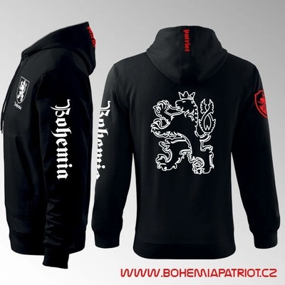 mikina s kapucí Bohemia 6MZ černá