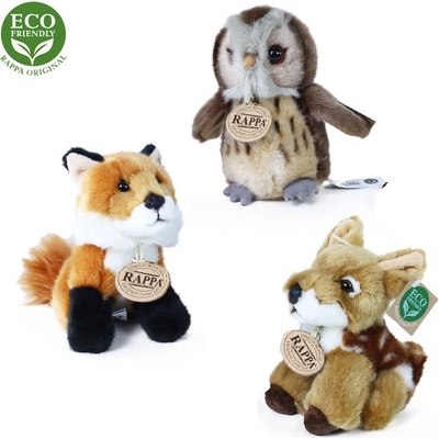 Eco-Friendly zvířata lesní II sed./st. 16 cm