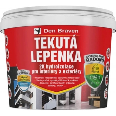 DEN BRAVEN Tekutá lepenka 2K hydroizolace RL 14kg – Sleviste.cz