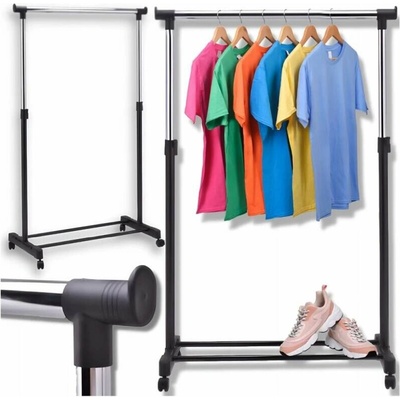 ISO 4851 so 4 kolieskami lesklý chróm