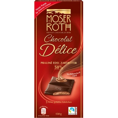 Moser Roth Mousse Délice Praline edel Zartbitter 50 % 150 g