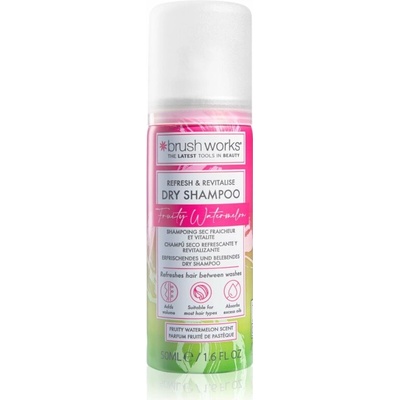 Brushworks Refresh & Revitalise Watermelon Dry Shampoo suchý šampon 50 ml
