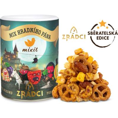 MIXIT Crunchy mix sýr oříšky a preclíky s medem a chilli 230 g