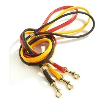 Camon Strass - Кучешки повод, 8 мм/100 см. - оранжев