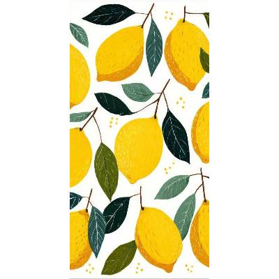 Takoy Panel na ušití rychleschnoucí osušky 80x160 letní citronový sen