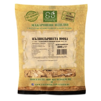 Image 1 of ECOSEM Пълнозърнеста Юфка 200г