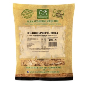 ECOSEM Пълнозърнеста Юфка 200г