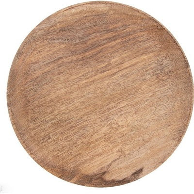 Sconto Drevená tácka SHAFFER priemer 25 cm