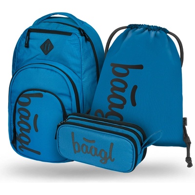 Baagl SET 3 Coolmate Ocean Blue