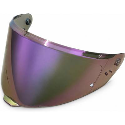 Zrcadlové fialové plexi pro přilby TXR Raptor s přípravou pro Pinlock
