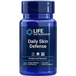 Life Extension Daily Skin Defense, 30 веге капсули, Life Extension