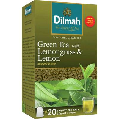 Dilmah Lemongrass & Lemon čaj zelený citrónová tráva a citron 20 x 1,5 g