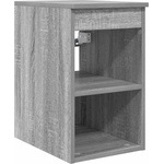 vidaXL Шкаф за баня Сив Сонома 30 x 35 x 50 см Инженерна дървесина (890339)