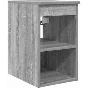 vidaXL Шкаф за баня Сив Сонома 30 x 35 x 50 см Инженерна дървесина (890339)