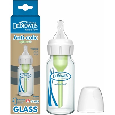 Dr. Brown’s Options+ sklenená Anti colic 1ks SB81003-P4 250ml