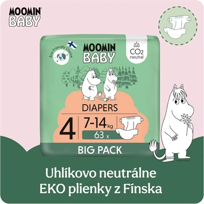 Moomin Baby 4 Maxi 7-14 kg 63 ks