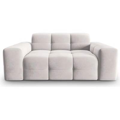 Micadoni Светлосив кадифен диван 156 cm Kendal - Micadoni Home (MIC_2S_121_F1_KENDAL1)